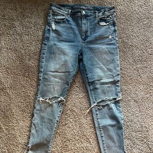 American Eagle Outfitters Hi-Rise Jegging Women's Jeans Denim Size 14 Short